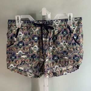 Rewash Multicolor Pattern Rayon Shorts